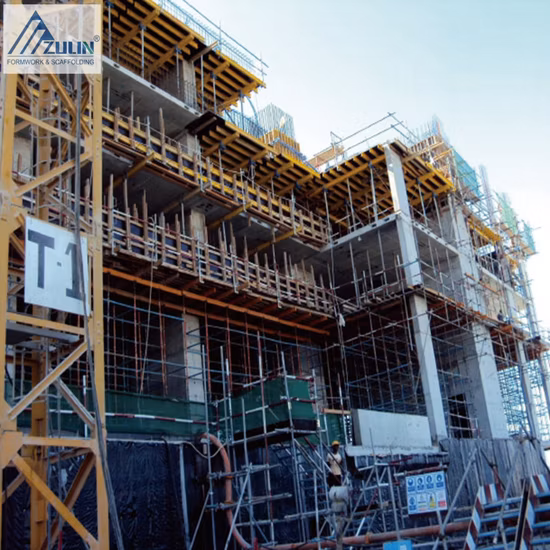 Yellow, Blue or Customized Slab Zulin Tunnel Price Table Formwork